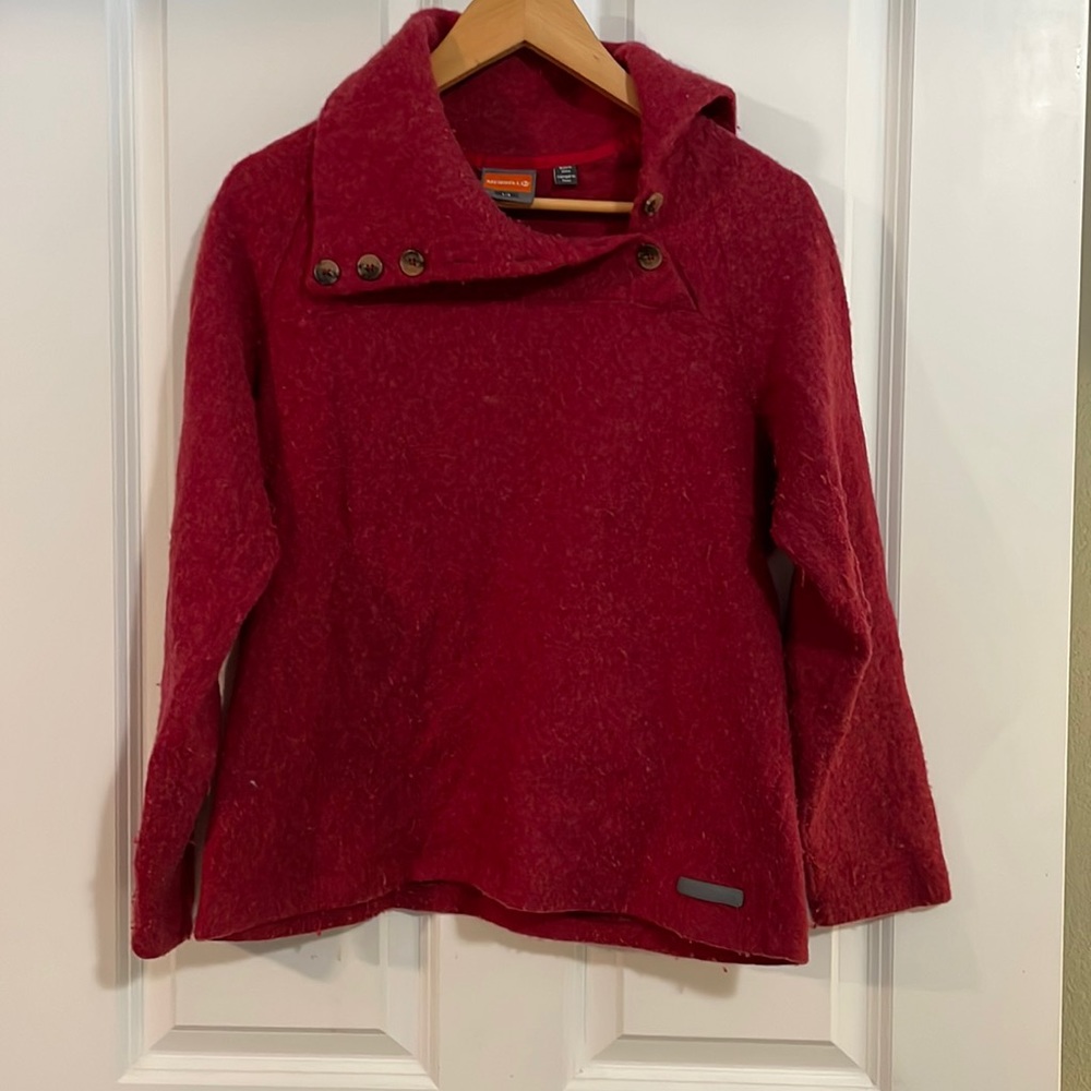 Merrell wool cowl-neck  sweater, size large